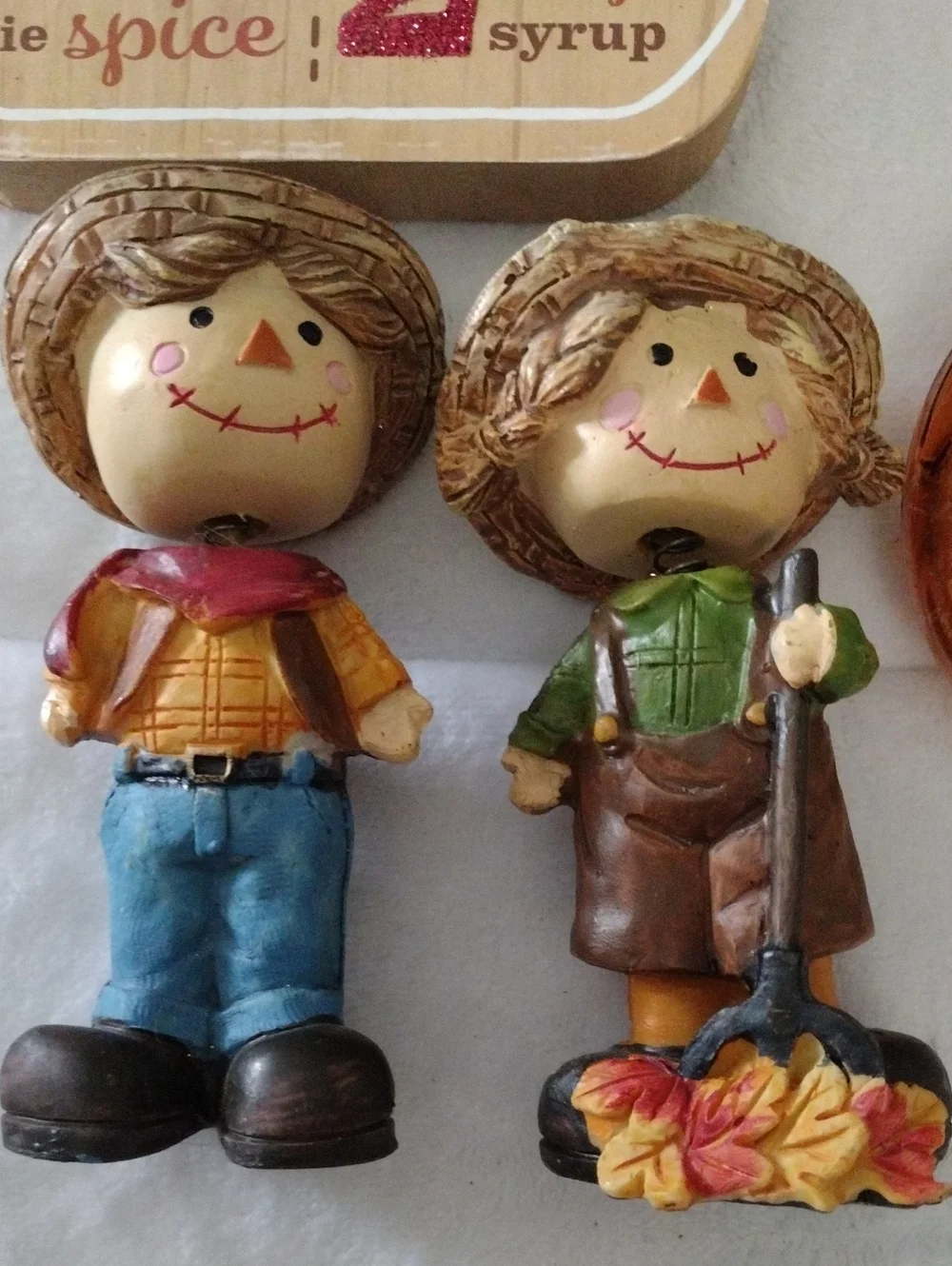 Autumn Pumpkin & Cider  Decor Set - Brown, Orange, Green